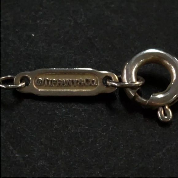 TIFFANY&CO. Silver 925 Splash Please Return to Heart Pendant Necklace - Picture 6 of 6